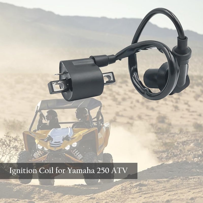Triumilynn Ignition Coil Replacement for Yamaha Bear Tracker 250 YFM 250 1999-2004, Blaster 200 Timberwolf Raptor 250, Big Bear 350, Kodiak 400 Coil - Image 2